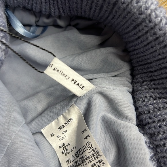 E HYPEN WORLD GALLERY Blue Knit Shorts S - Picture 7 of 9